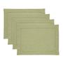 Imagem de Placemats Solino Home Moss Green Linen, conjunto de 4, 36x48cm