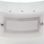 Imagem de Plafon Artico 30x30cm Com Vidro Curvo Fosco E-27 2 Lamp. Max 60w