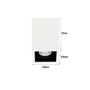 Imagem de Plafon Boxit Dicroica Quadrado Recuado Branco com recuo Preto GU10 - Save Energy - SE-385.2557