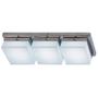 Imagem de Plafon Cubo Led 3X10W 127V 6400K Difusor Acrílico Retangular