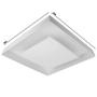 Imagem de Plafon De Luz Indireta Sobrepor 45x45cm Para 4 Lâmpadas E27 Branco