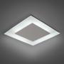 Imagem de Plafon De Luz Indireta Sobrepor 45x45cm Para 4 Lâmpadas E27 Branco