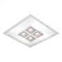 Imagem de Plafon Embutir Box com Aba Branco 8XE27 + 4xMR16 - Usina Iluminação