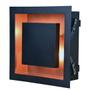 Imagem de Plafon Embutir Luz Indireta E27 35x35 Preto Com Cobre