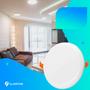 Imagem de Plafon Led 18w Redondo Embutir e Sobrepor Sem Borda