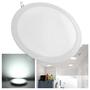Imagem de Plafon Led Branco Frio 6500K Potência 24W Redondo Para Embutir Painel Bivolt 60024