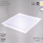 Imagem de Plafon LED Confort Embutir 30w 2700k Quadrado Deluxe Avant
