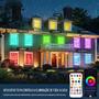 Imagem de Plafon Luminária De Teto 24W LED Inteligente App Camada Dupla CCT lâmpada De Parede Retroiluminação RGB