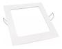 Imagem de Plafon Luminaria Led Quadrado Embutir 12w 17x17 Branco Frio