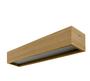 Imagem de Plafon Madeira Wood Retângular 60X13Cm - 1 Ou 2 Luzes