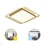 Imagem de Plafon Moderno Led Gold Multicolor Com Controle Dimmer 72W - Opus