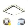 Imagem de Plafon Moderno Led Hoop Multicolor Com Controle Dimmer 72W