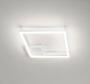 Imagem de Plafon Moderno Slim Quadrado Perfis p/ Fita LED (Inclusa) 45x45cm