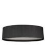 Imagem de Plafon Oval Madeira Preto 75Cm