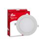 Imagem de Plafon Painel Led Embutir Redondo 11 Àrea Sala Teto Moderna Interna Quarto 15w Led BivoltSlim Luminária Bordas Luminaria Super 17cm Luminario 1ª Linha