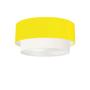 Imagem de Plafon Para Sala de Jantar Cilíndrico SJ-3062 Cúpula Cor Amarelo Branco