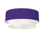 Imagem de Plafon Para Sala de Jantar Cilíndrico SJ-3064 Cúpula Cor Roxo Branco