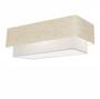 Imagem de Plafon Para Sala Retangular SL-3072 Cúpula Cor Rústico Bege Branco