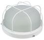 Imagem de Plafon Popular Branco com grade vidro Fosco