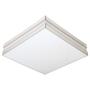 Imagem de Plafon Quadrado Tualux para 4 Lâmpadas 20W Bilbão Espelho Branco