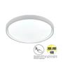 Imagem de Plafon Redondo Led 24+24w Montana 3 Temperaturas Biv. Branco