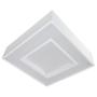 Imagem de Plafon Sobrepor Quadrado Branco 45x45cm para 4 lâmpadas E27 St4540