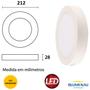 Imagem de Plafon Sobrepor Redondo Led 18w Branco Quente 3000k