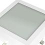 Imagem de Plafon Space Sobr. Quad. 30cm Alum. Vidro Fosco E-27 3 Lamp. Max 60w Branco