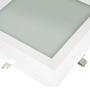 Imagem de Plafon Space Sobr. Quad. 30cm Alum. Vidro Fosco E-27 3 Lamp. Max 60w Branco