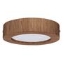 Imagem de Plafon Wood Madeira Redondo Led 12W Bivolt Imbuia