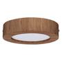 Imagem de Plafon Wood Madeira Redondo Led 18W Bivolt Imbuia