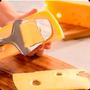 Imagem de Plaina queijo inox preto cortador pizzaria restaurante casa cozinha mesa posta