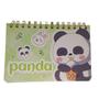 Imagem de Planner organização semanal do ursinho Panda Fofo com páginas decoradas- Verde