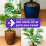 Imagem de Planta Artificial Palmeira Com Vaso Polietileno Completo