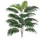 Imagem de Planta Árvore Artificial Palmeira Areca Real Toque Verde 75cm