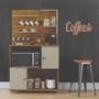 Imagem de Plaquinha Decorativa Coffe em MDF Natural