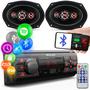 Imagem de Player Automotivo Shutt Montana MP3 1 Din LCD Bt USB Falantes Quadriaxia SH.6911 6 220W RMS