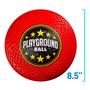 Imagem de Playground Balls Franklin Sports Rubber Kickball 8,5 cm, pacote com 6