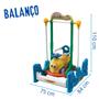 Imagem de Playground Infantil 4 em 1 Balanço Carrinho Gangorra Pula-Pula Lazer Plástico Brinqway Bw-214
