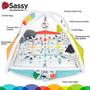 Imagem de Playmat Sassy Hello Baby 2 em 1 Tummy Time com 7 atividades