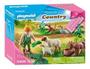 Imagem de Playmobil Country Fazenda - Fazendeira Com Animais  31 peças