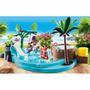 Imagem de Playmobil Piscina Infantil com Toboágua - Family Fun - 70611