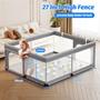 Imagem de Playpen Infantil Kitiver Large 180x150cm com Tapete - Segurança para Bebês