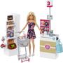 Imagem de Playset Barbie Supermarket com 25 Acessórios e Boneca