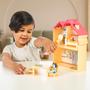 Imagem de Playset Bluey Mini Home com boneco e 5 peças de jogo e 3 quartos