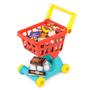 Imagem de Playset de compras Battat Play Mercearia e carrinho com 29 alimentos