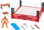 Imagem de Playset Mattel WWE Knuckle Crunchers Rebound Ring com Boneco