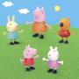 Imagem de Playset Peppa Pig O pequeno veículo da Peppa com helicóptero, trailer, carro e 5 bonecos