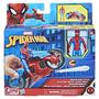 Imagem de Playset Spider-Man Web Blast Cycle com boneco de ação de 4 polegadas