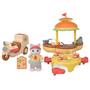 Imagem de Playset Suporte de Hambúrguer Calico Critters com Pai Gato Latte